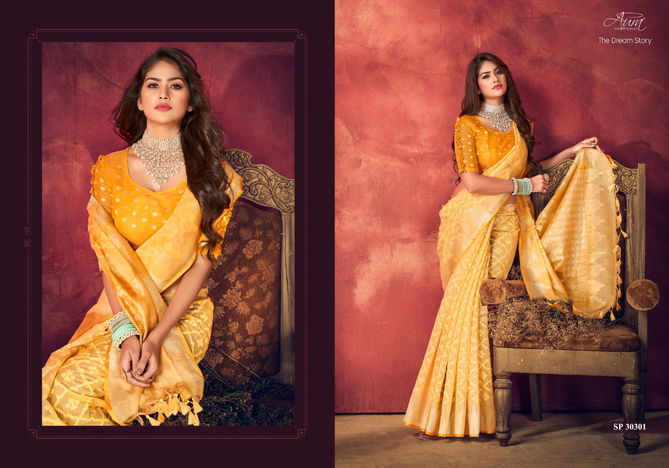 Aura The Dream Story Designer Fancy Wear Wholesale Designer Sarees Catalog
